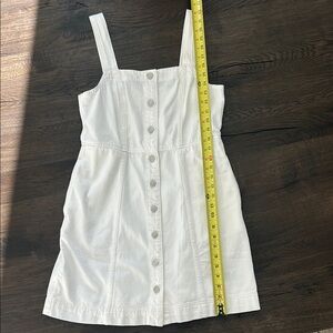Madewell new with tag white jean dress